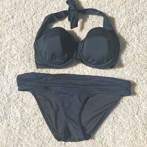 Victorias Secret Black Bikini Top & Bottom